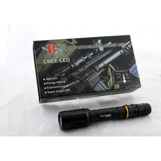 Фонарик ручной BAILONG BL-Q2804-T6   3 батарейки AAA, 3 режима работы 2673/6700 Одесса