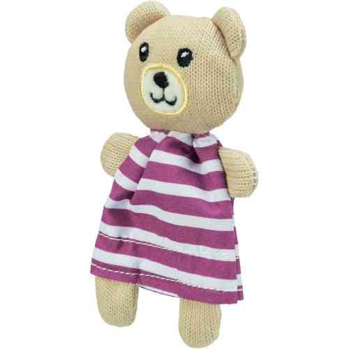 Игрушка Trixie для кошек Медведь ткань с кошачьей мятой 12 см Киев
