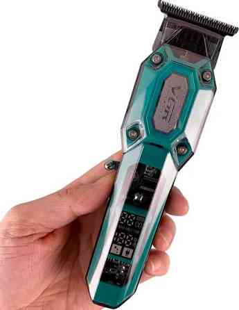 Машинка для стриження акумуляторна VGR V-900, зелена Вінниця