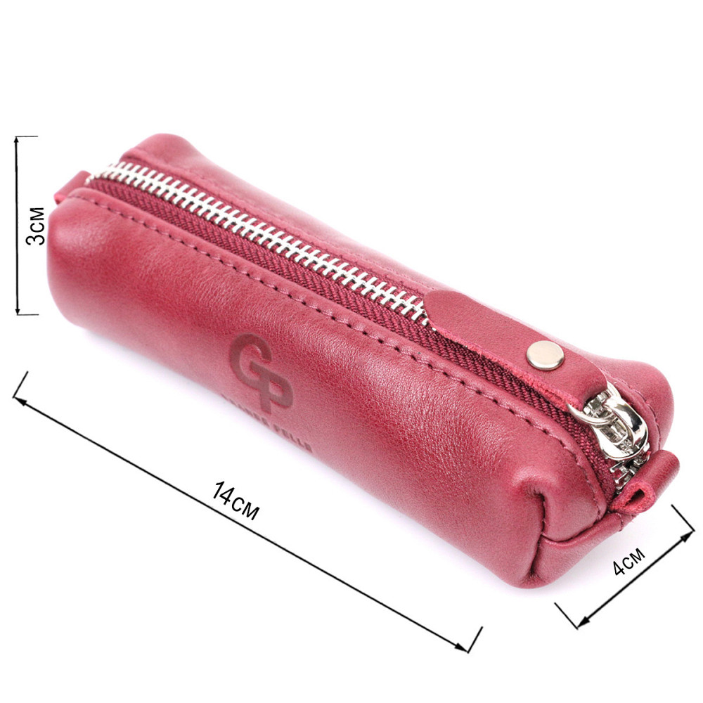 Жіноча шкіряна ключниця Бордовий (GRANDE PELLE) Київ - фото 7