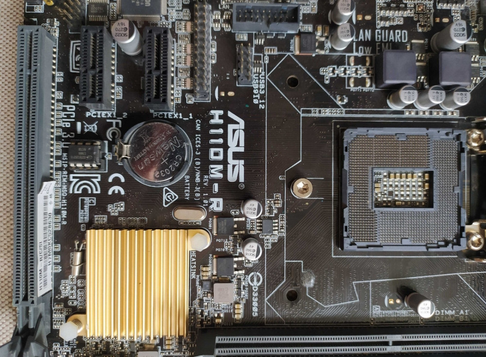 Материнська плата Asus H110M-R, сокет 1151, dd94 Плата: ASUS H110m-r/c/si. Київ - фото 6