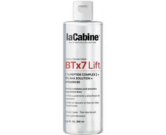 Тоник-пилинг с 7-пептидным комплексом и АНА-кислотами BTx7 Lift Peeling Toner LaCabine, 200 мл Днепр