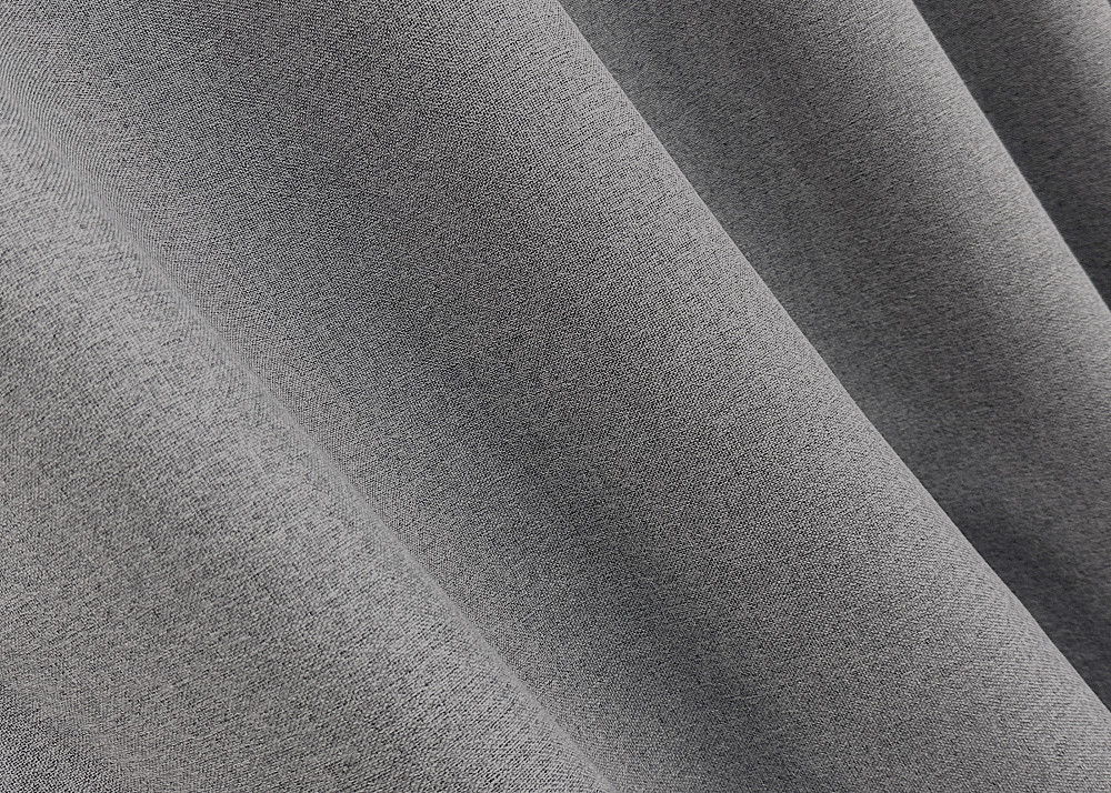 Комплект штор на люверсах VR-Textil Блэкаут двусторонний ASHEN NIGHT № 1851ш Серый 150х270 см 2 шт (37-0291) Киев - изображение 8
