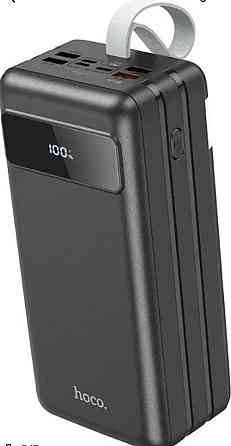 Павербанк с быстрой зарядкой и фонарем HOCO j86B 60000mAh. Киев