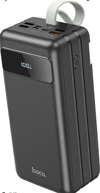 Павербанк с быстрой зарядкой и фонарем HOCO j86B 60000mAh. Киев - изображение 5