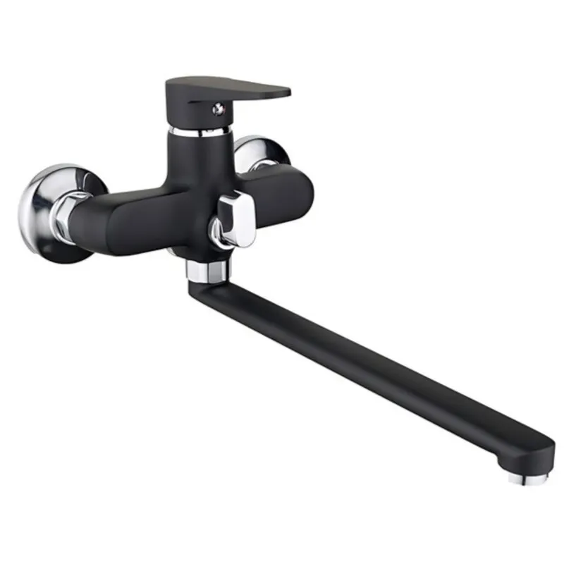 Черный смеситель для ванны Mixxus Elvis 006 EURO MI6581 Харьков - изображение 1