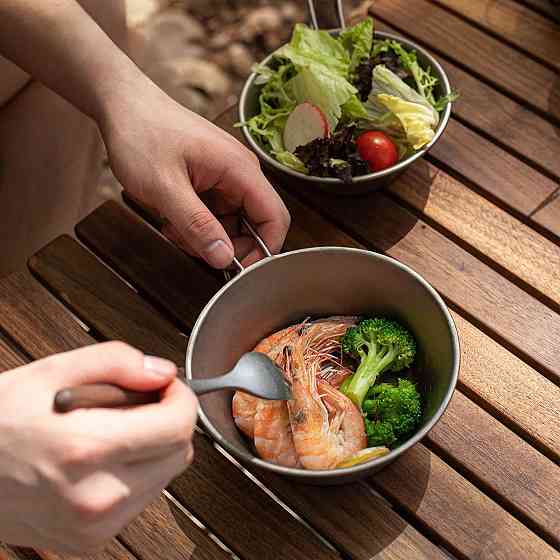 Миска титановая Naturehike NH21CJ010, 450 мл Ровно