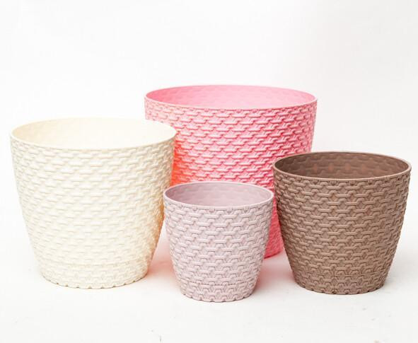 Цветочный горшок с подставкой 