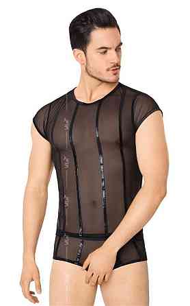 Чоловічий комплект білизни - Shirt and Shorts 4608, black - M/L Sex Aura Київ