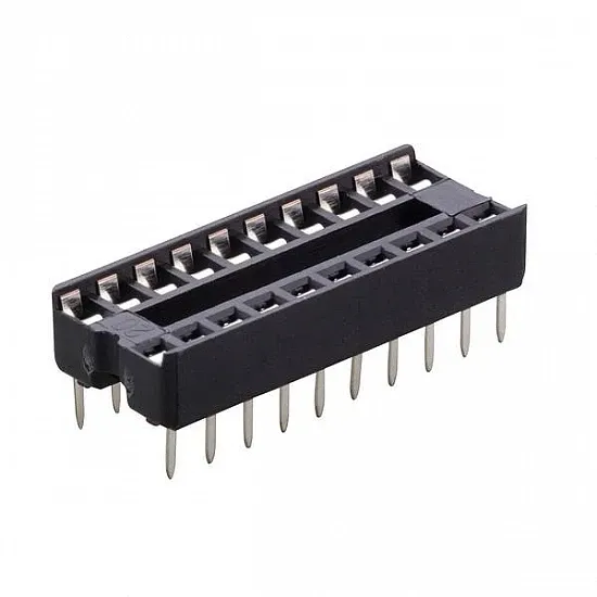 Панель SCS-20 10шт IC DIP 20 контактов узкая для установки микросхем в DIP-корпусе Киев - изображение 3