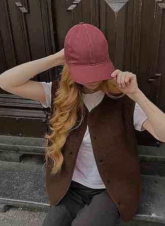 Жіноча стильна повсякденна тепла жилетка Коричневий Одеса