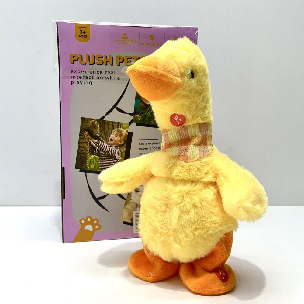 Іграшка Гусак Музична ходить повторювачка Жовтий (777-2) Чернігів - фото 6