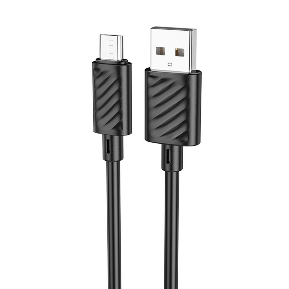 Кабель HOCO X88 Gratified charging data cable for Micro Black (6931474783325) Київ - фото 1