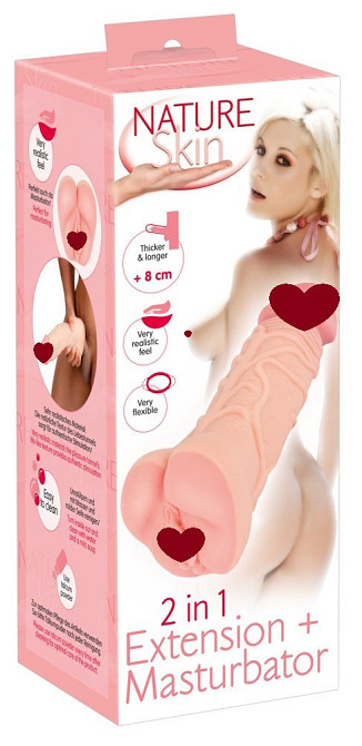 Мастурбатор і насадка 2 в1 (вагіна) Sex Aura Київ - фото 1