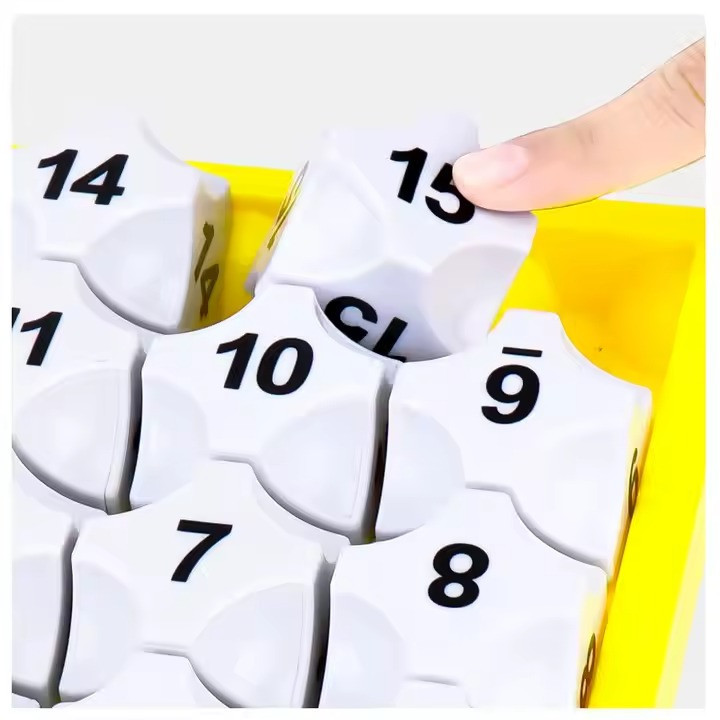 Настільна гра дитяча "Гра в 15" логічна, гра п'ятнашки на логіку та мислення і увагу для дітей Кам'янець-Подільський - фото 3