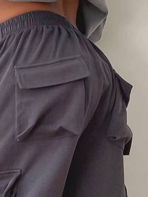 Карго Штани жіночі трикотажні Сірий 48/52 Харків - фото 6