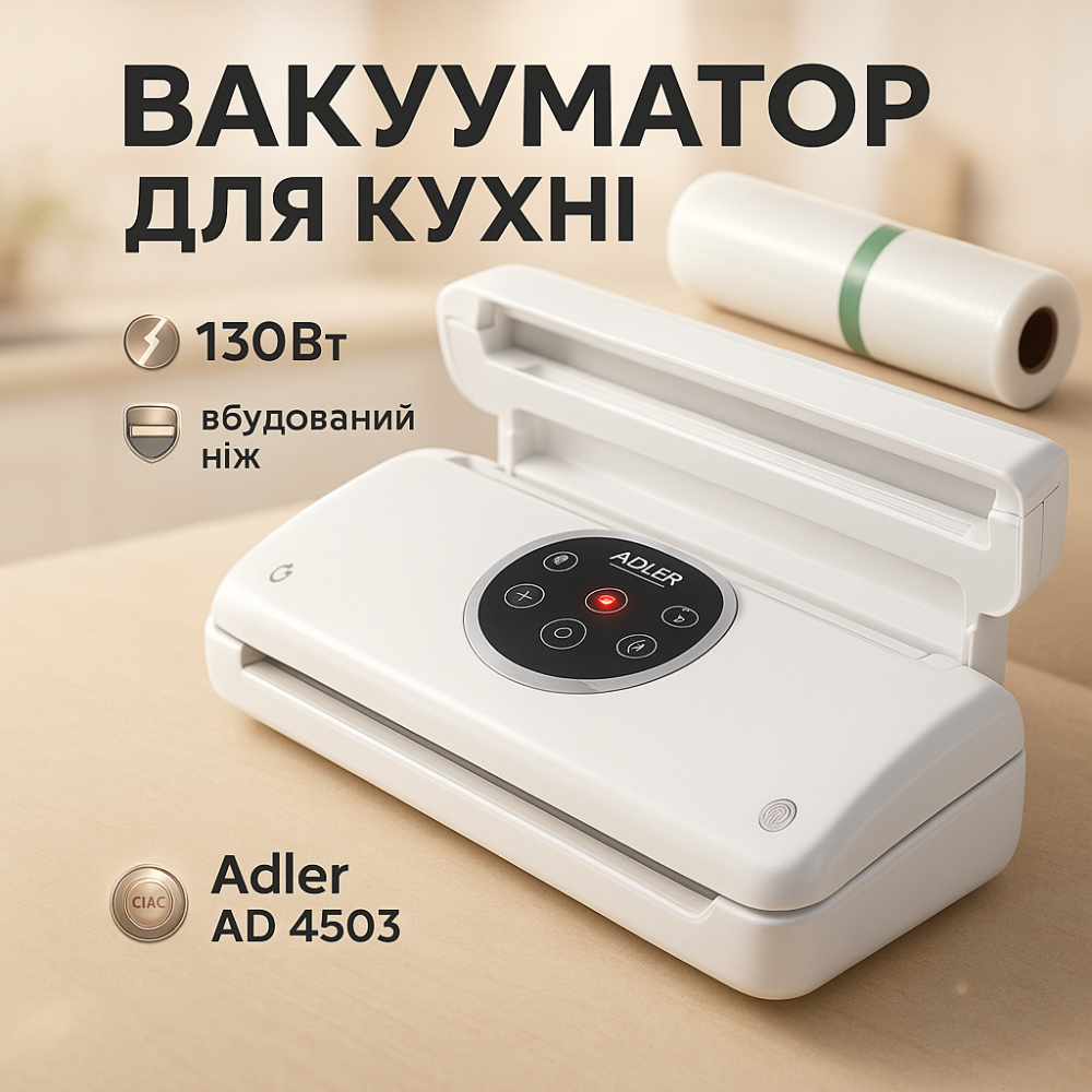 Домашній апарат для вакуумної упаковки, Побутовий вакууматор для зберігання їжі Вакууматор фруктів PB-20 Львів - фото 12