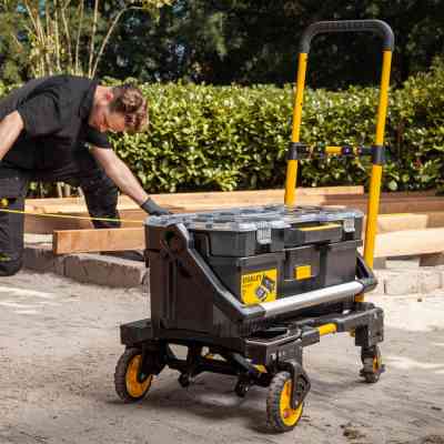 Тележка грузовая Stanley раскладная, до 70/137кг, материал сталь, вес 7,4кг (SXWT-FT585) Винница