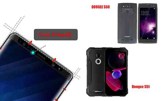 Защитное стекло HyperGlass Pro для DOOGEE S50, Doogee S51 – максимальная чувствительность и защита Киев