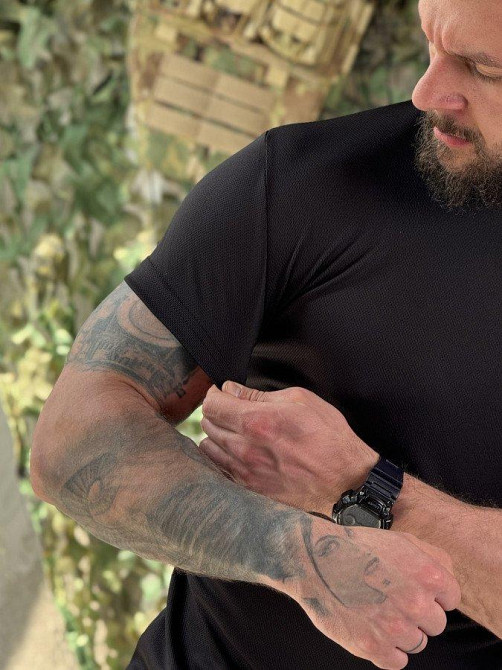 Футболка Донецька область black ДЛ7401 Одеса - фото 3