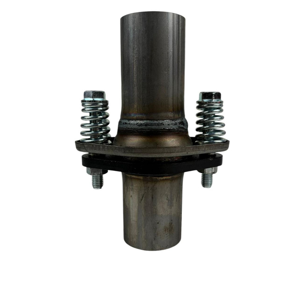 Фланець у зборі d50 мм демферний (фланці, прокладка, кріплення) нержавіюча сталь 409L Мукачево - фото 1