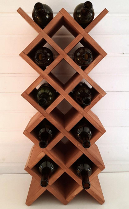 Настольная винная полка 