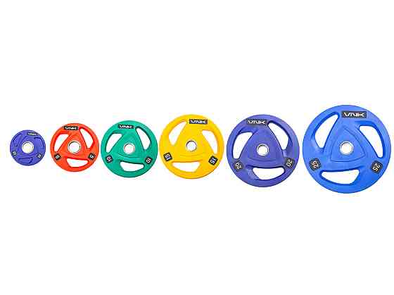 Спортивний диск для штанги VNK PRO професійний диск для фітнесу та силових тренувань 25 кг (1 шт) Київ