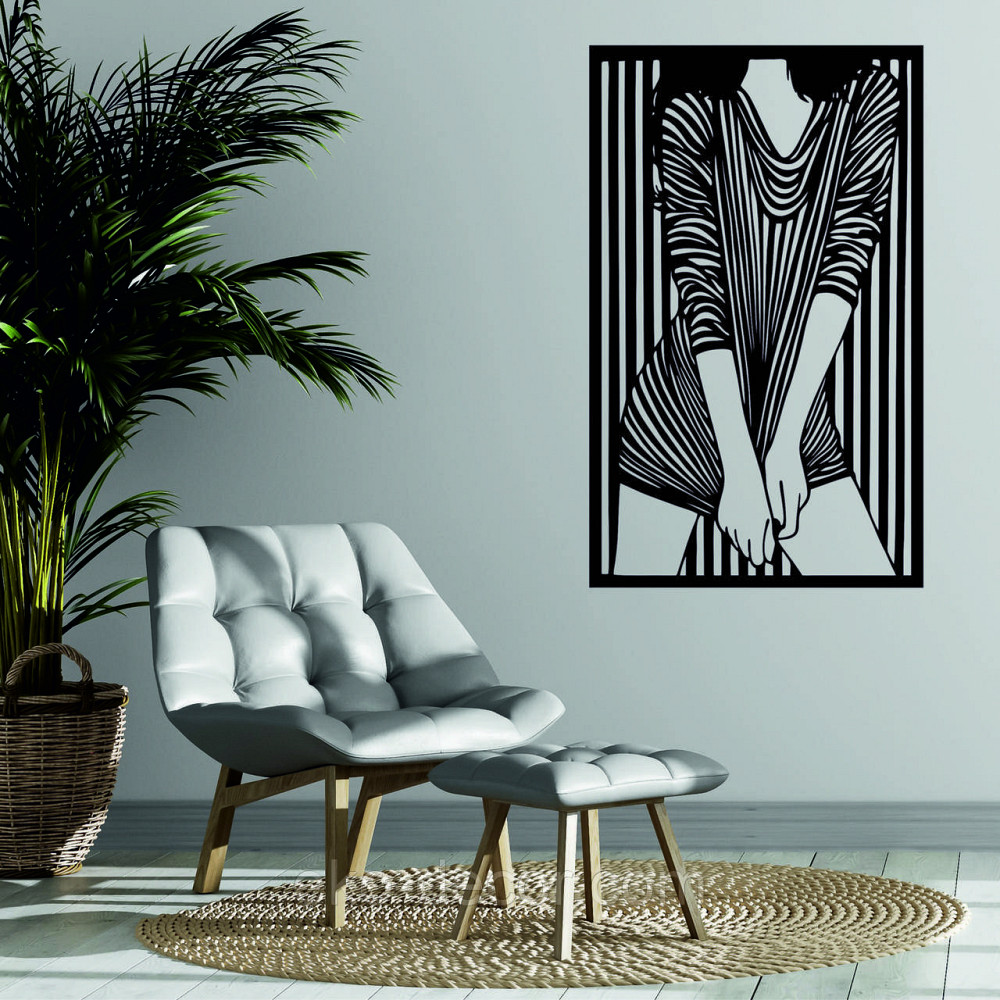 Декоративное настенное Панно «Девушка» Декор на стену Киев - изображение 1