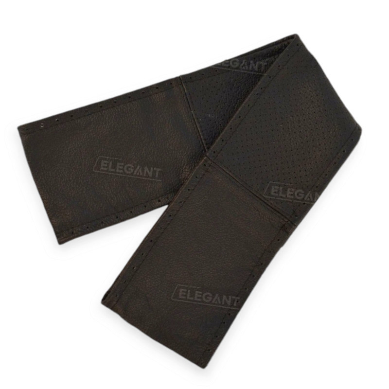 Обплетення m шкіра (37 - 38 см) чорна перфор. з голкою керма Мукачево - фото 1