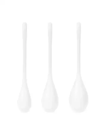 Набор йони бусин Satisfyer Yoni Power 1 White, диаметр 2-2,5-3см, вес 22-46-74гр Львов