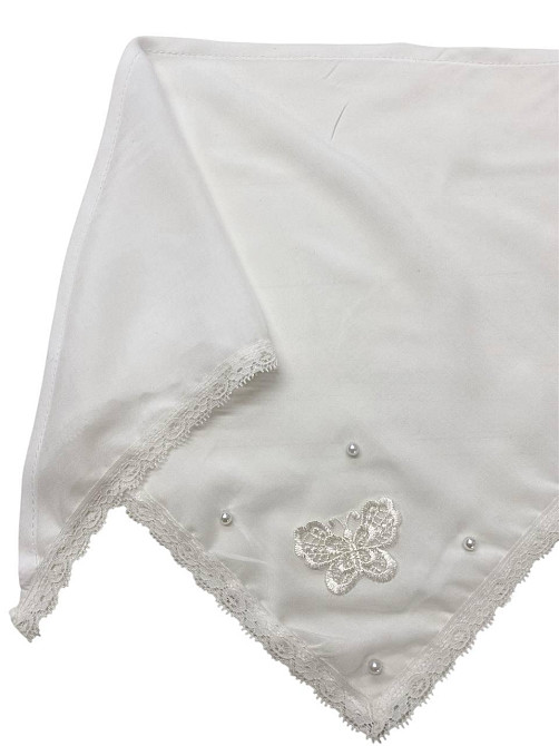 Косинка трикутна на голову біла Київ - photo 1