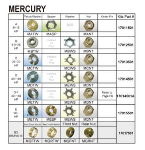 Комплект винта установочный, Mercury (C) 25-70HP Киев