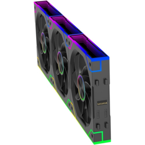 Вентилятор для корпуса 120mm*3 Xilence GAMING XPF360R.ARGB PWM REVERSE Винница - изображение 7