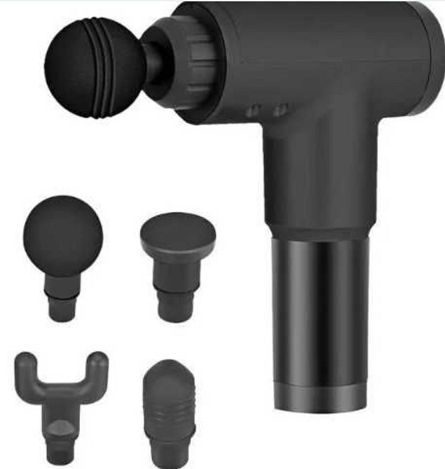 Ударний масажер пістолет Fascial Gun перкусійний акумуляторний Ручной. Харків - фото 2