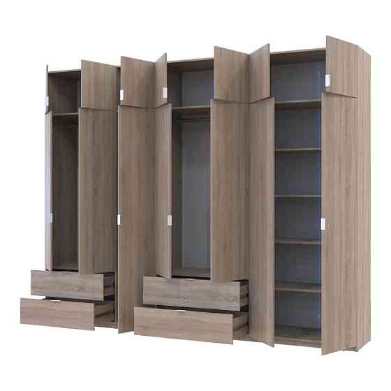 Шафа для одягу Doros Лукас Дуб сонома 3+4 ДСП 300х50х240 DRS-011708 (42005131) Львів