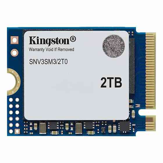 Накопичувач SSD 2 TB Kingston NV3 M.2 2230 PCIe Gen4.0 x4 NVMe 3D NAND (SNV3SM3/2T0) ( M.2 2230 ) Харків