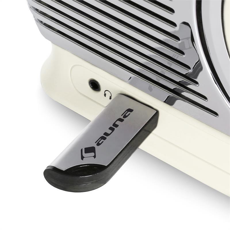 RCD-70 ретро-радио FM USB CD аккумулятор кремовый Кремовый (Германия, читать описание) Ровно - изображение 6