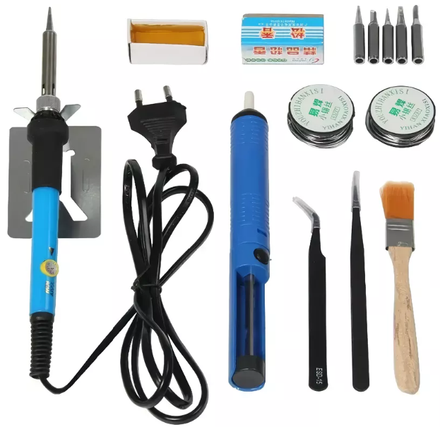 Набір HandsKit 14 предметів (паяльник з регулюванням температури + аксесуари) Полтава - фото 1