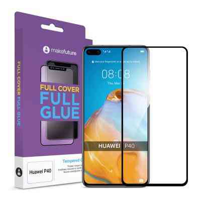 Скло захисне MakeFuture Huawei P40 Full Cover Full Glue (MGF-HUP40) Вінниця