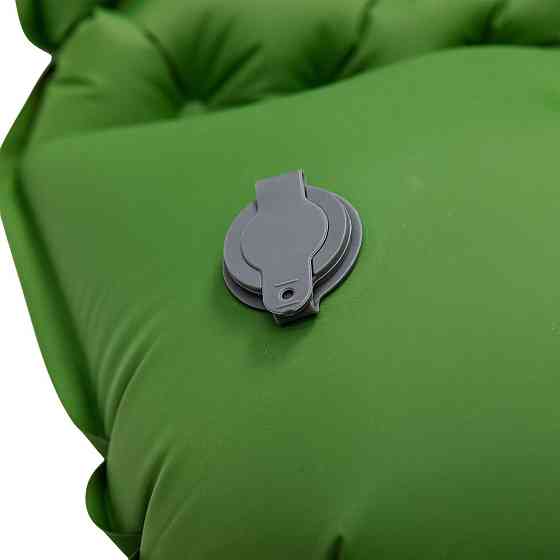 Надувний туристичний матрас 190х55 см, зелений Київ