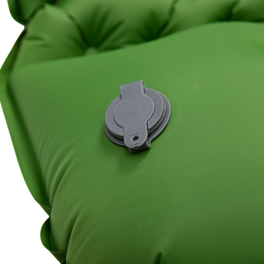 Надувний туристичний матрас 190х55 см, зелений Київ - фото 3