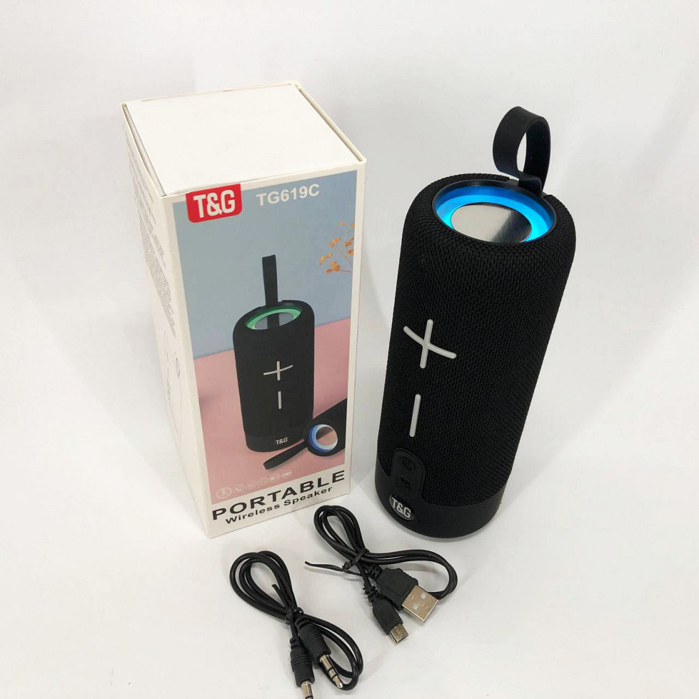 Беспроводная портативная колонка с ремешком TG619C, Блютуз колонка для улицы Активная блютуз TN-52 Львов - изображение 8