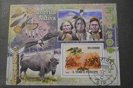 С. Томе і Прінсіпі. Малий аркуш. 2009 рік. Фауна (Н) Полтава