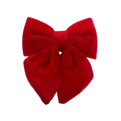 Бант декоративний з оксамиту 13см, колір - червоний Житомир - изображение 1