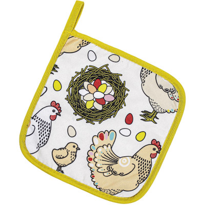 Кухонна прихватка Home Line Курочки 20x20 см (182838) Вінниця - фото 1