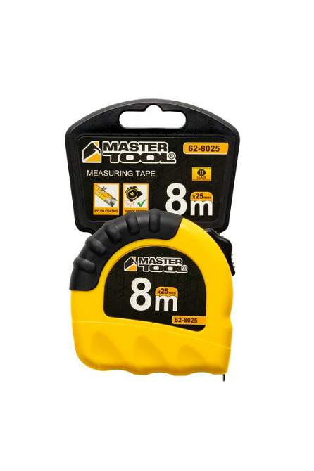 MASTERTOOL Рулетка MASTERTOOL "Shiftlock" 8 м×25 мм фіксатор полотна нейлонове покриття 62-8025 Коломия - фото 6