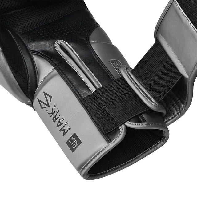 Боксерські рукавиці RDX MARK PRO SPARRING TRI LIRA 2 SILVER-10 унцій (капа в комплекті) Кам'янське - фото 4