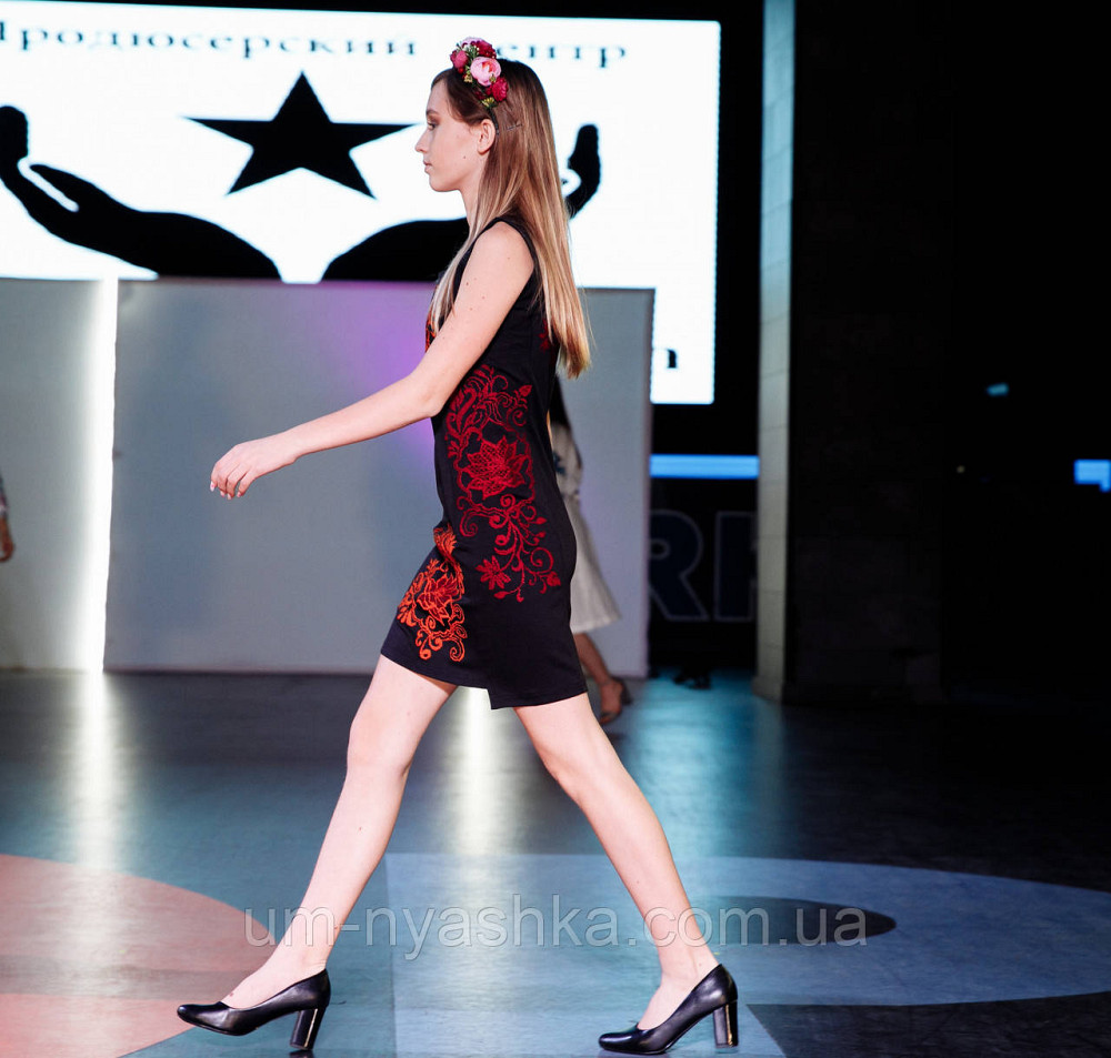 Жіноча вишита сукня на домотканному полотні Кохання2 р.ХS-S Кривой Рог - изображение 3