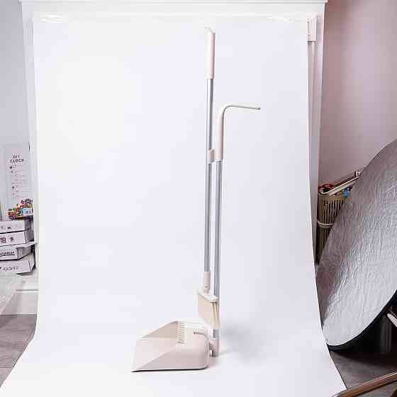 Набір веник і совок з довгою ручкою для прибирання Київ