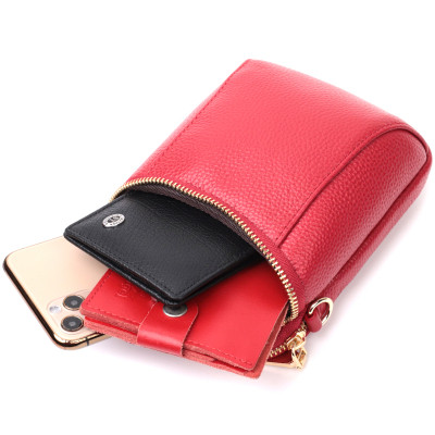 Сумка Vintage Из мягкой натуральной кожи Красная (22340) Винница - изображение 8